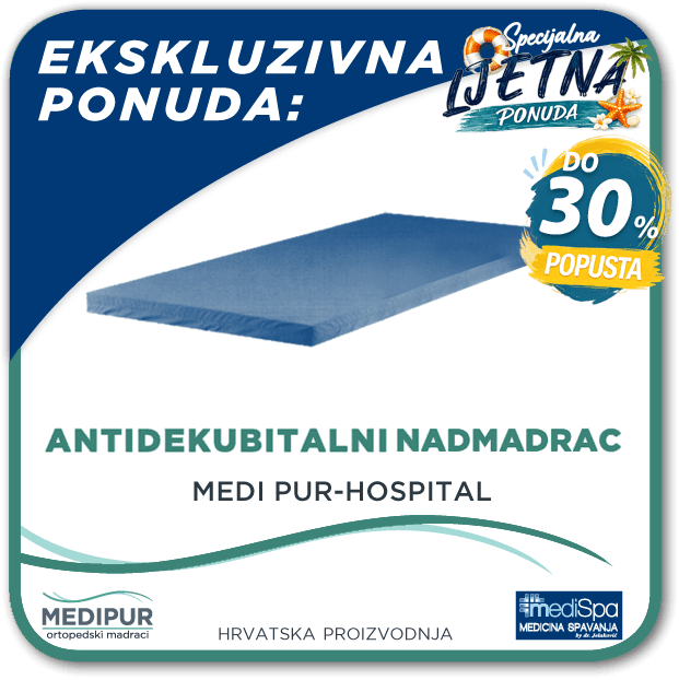 Antidekubitalni Nadmadrac MEDI PUR - HOSPITAL