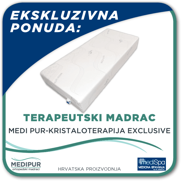 Madrac MEDI PUR - KRISTALOTERAPIJA EXCLUSIVE